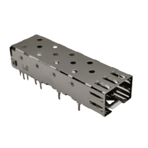 81-111-Y0001-1 - Single-layer SFP 5G fiber cage welding type 1*1 single port with three small feet in the middle