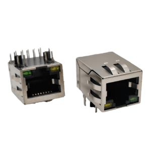 RJ45 connector 8p8c with shield with lamp
