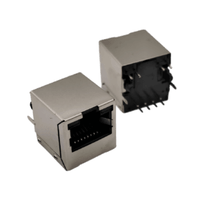 RJ45 connector 8p6c 180° extended version